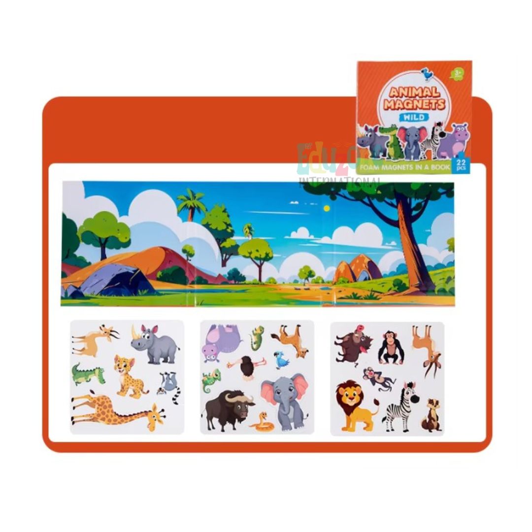 "Wild Animals Magnetic Book"