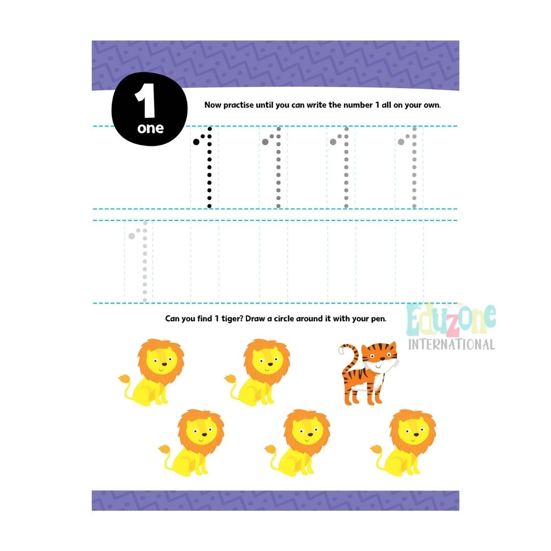 "Wipe and Clean Learning to Write Numbers Activity Book"
