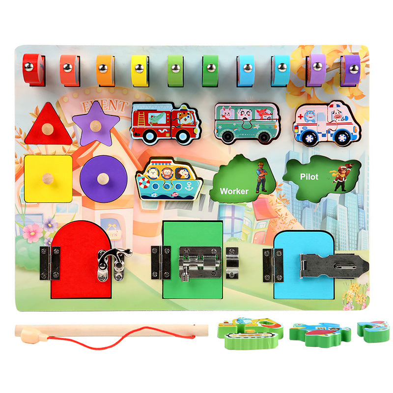 "Montessori Busy Board for Kids"