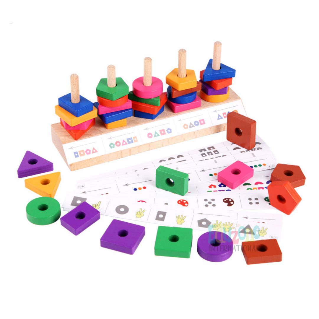 "Wooden Multi purpose Educational Toy"