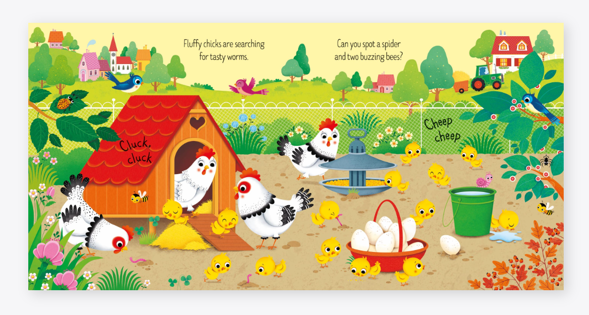 Usborne Book and 3 Jigsaw on the farm for kids, Montessori Educational learning