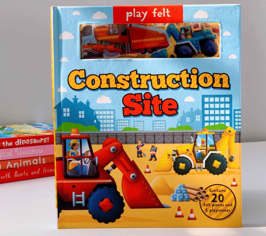 Play Felt Construction Site (Soft Felt Play Books) Board book