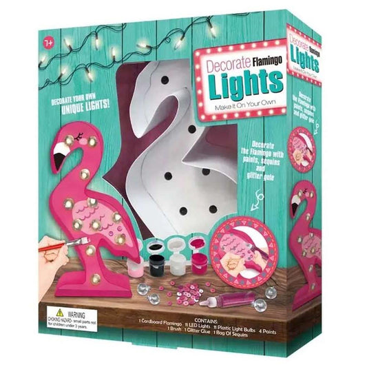 "Decorate-your-own-string-lights-flamingo-led-kit"