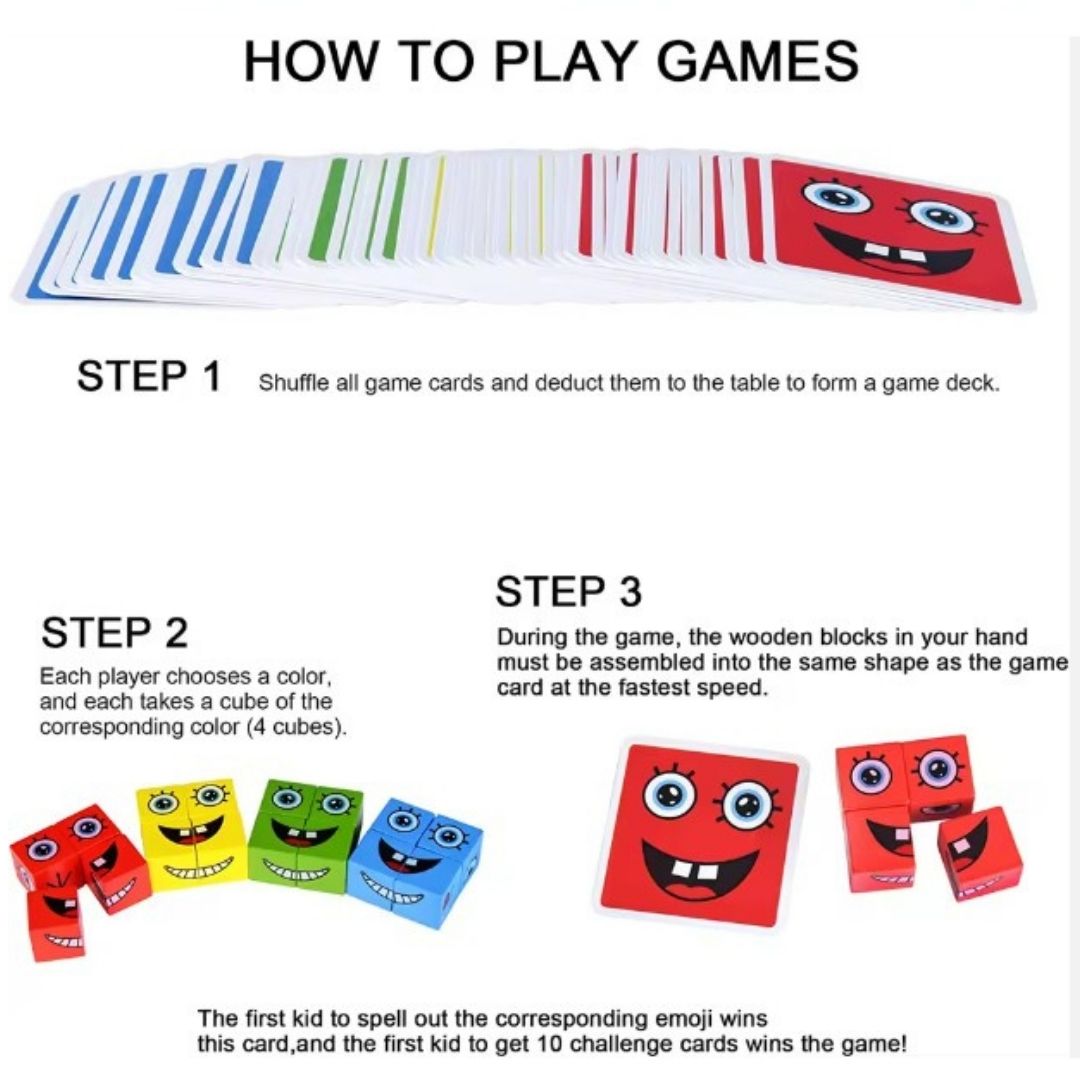 "how to play Emoji Cube Challenge Game _ Fast Thinking Brain Game"