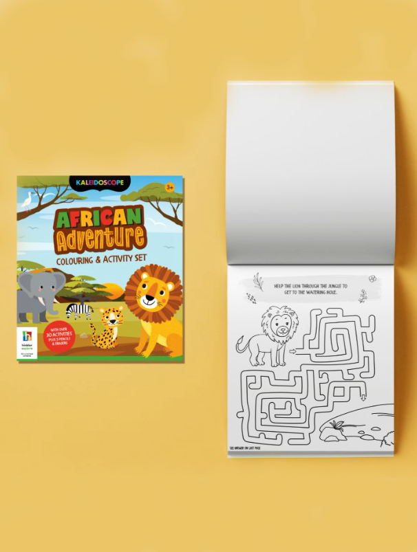 African Adventure Colouring & Activity Set