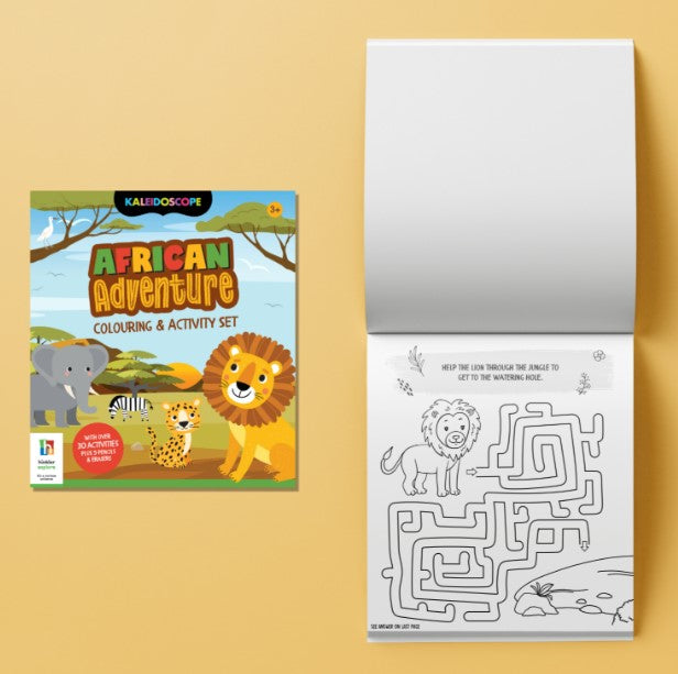 African Adventure Colouring & Activity Set