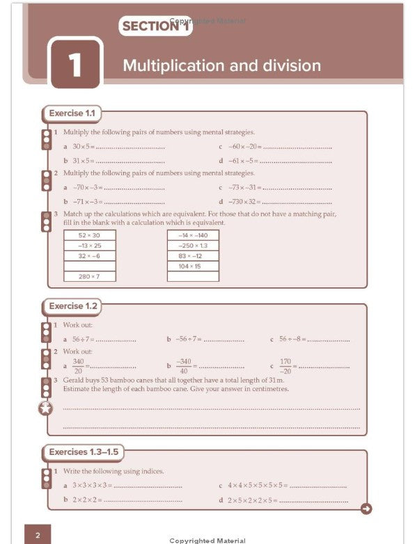 " Cambridge Mathematics Checkpoint workbook"