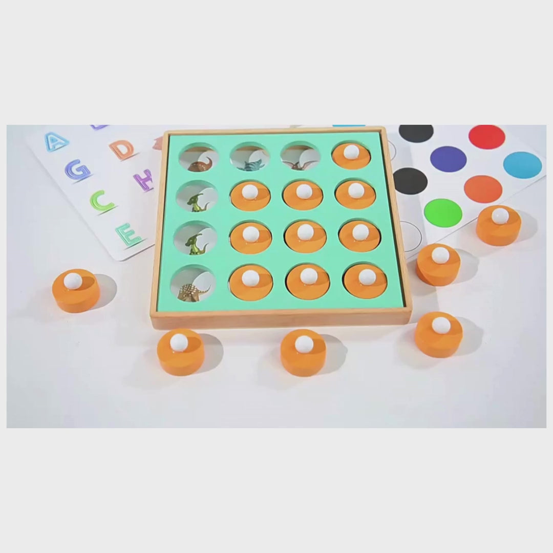 "Wooden Memory Game"
