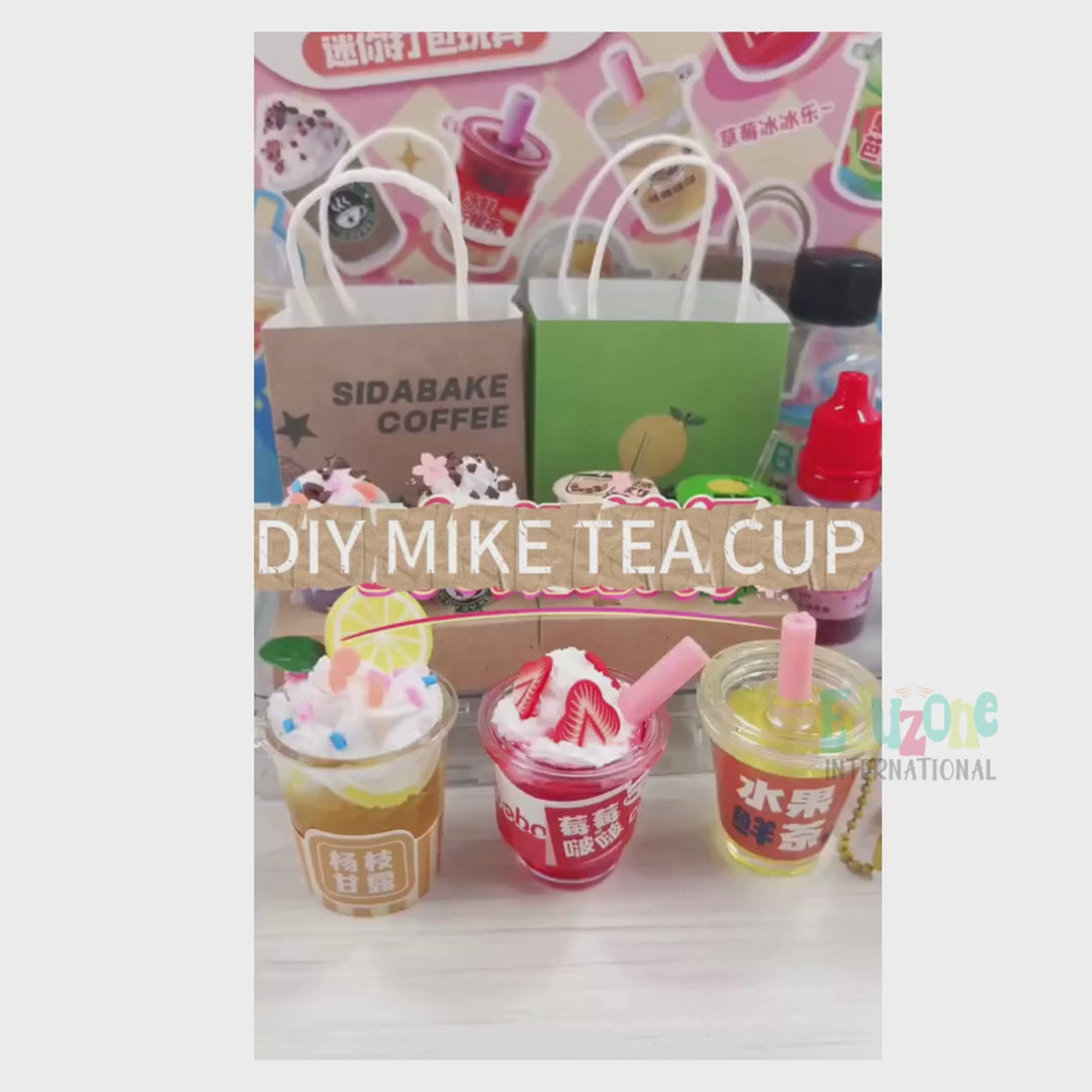 "Design your own mini drinks - creative craft for kids"