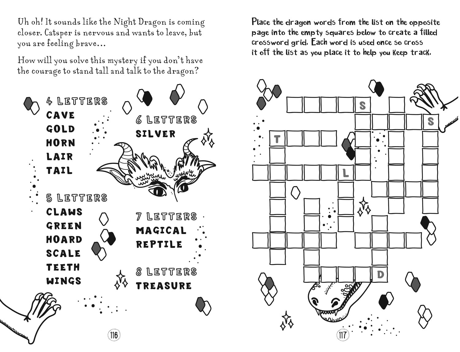 "Children's activity book page"