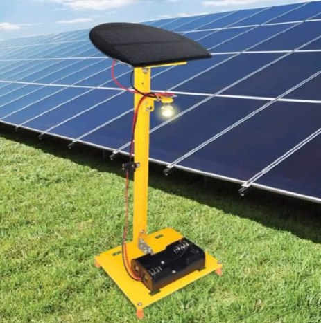 Solar street lamp - Science STEM kit for kids.