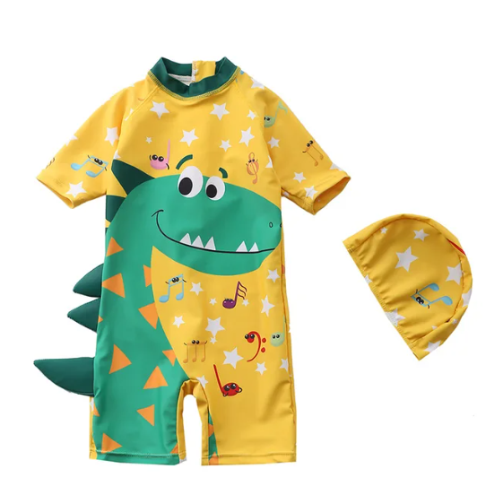 "Dinosaur Boys Swimsuit"