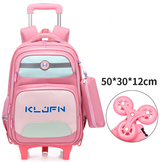 "Girls Trolley  School Bag"