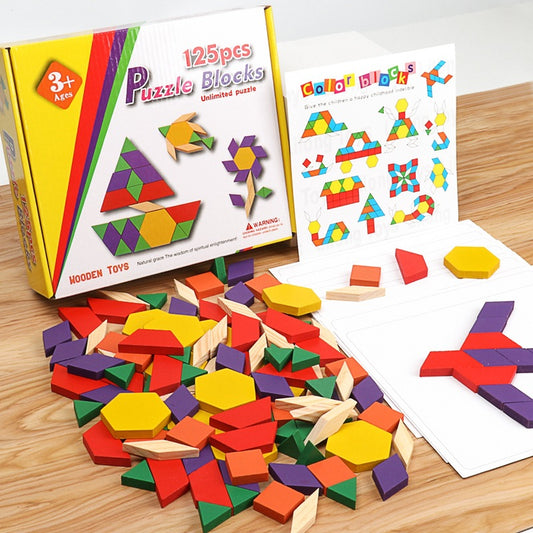 "Wooden Pattern Blocks"